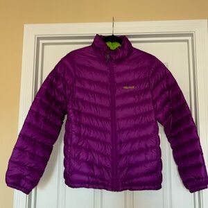 Marmot women’s down puffer coat